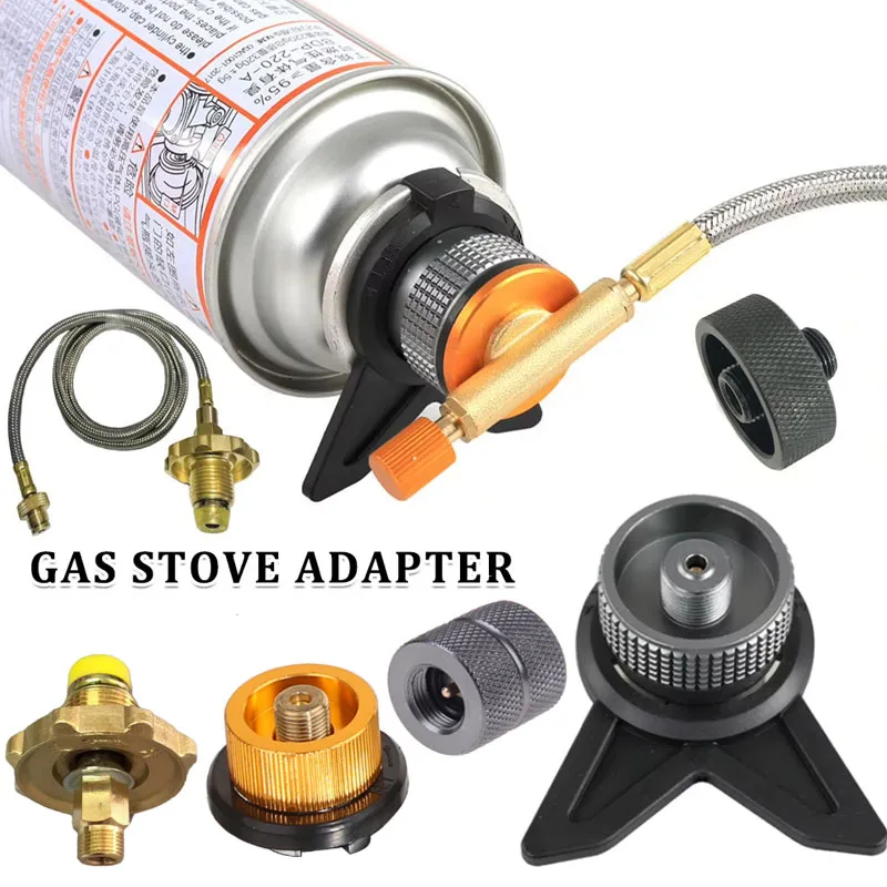 Outdoor Power Burner - Butane Canister Adapter Outdoor Camping Gas