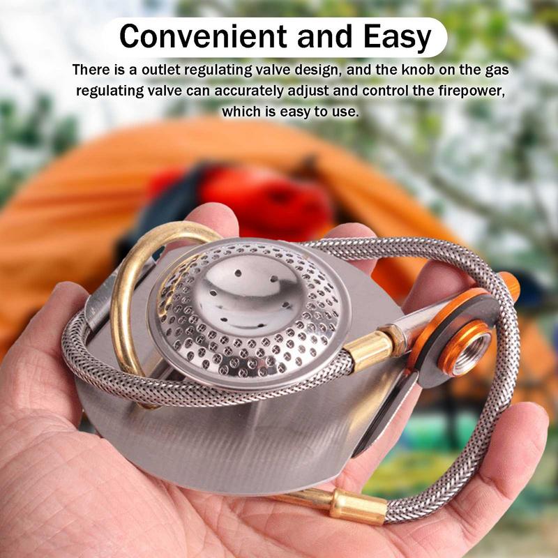 Outdoor Power Burner - Outdoor Camping Gas Stove 3200W Stainless