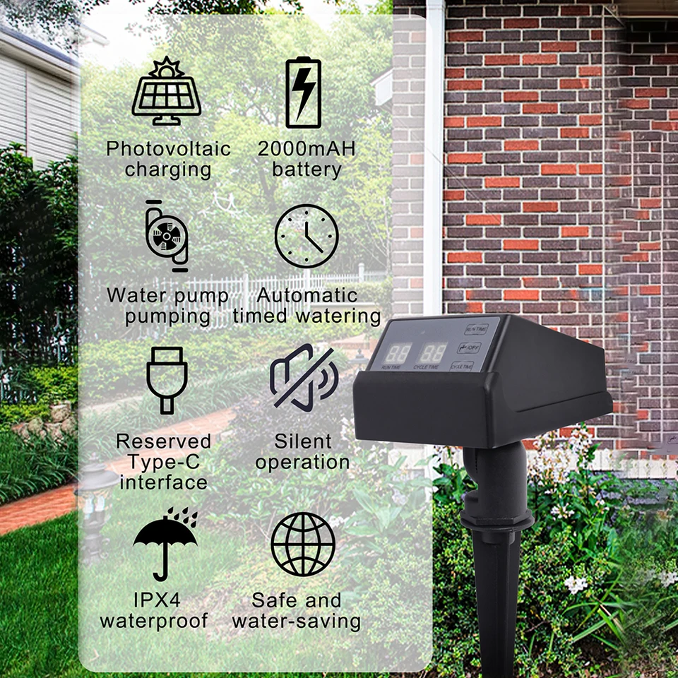 New Solar Powered Irrigation T - Outdoor Power 'Hose' recension och pris