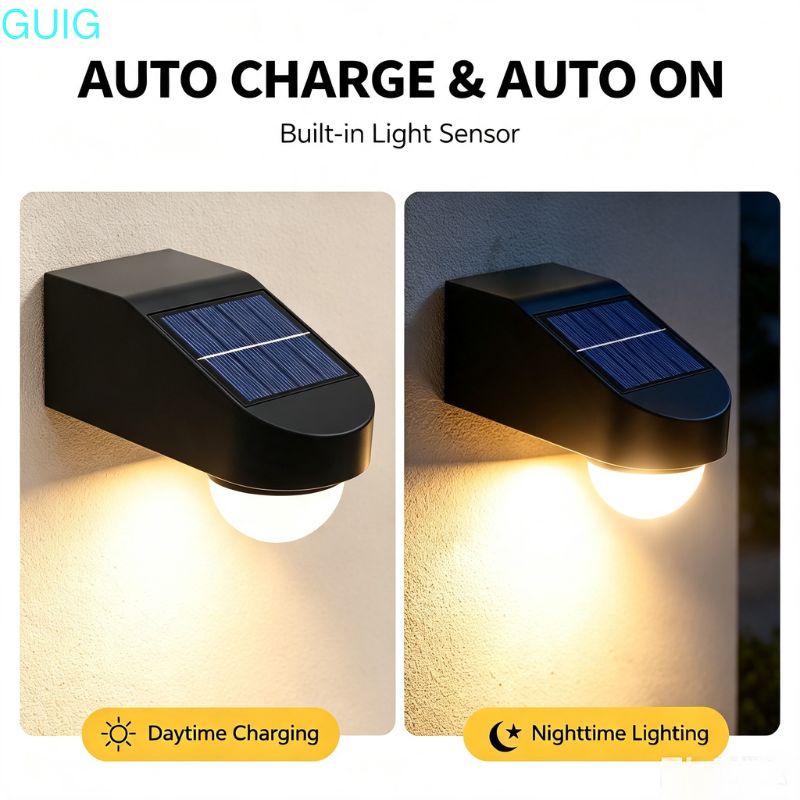 5 LED Solar Wall Light Outdoor - Outdoor Power Brush recension och pris