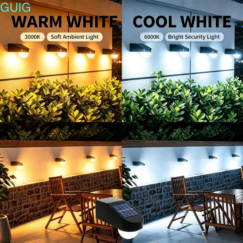 5 LED Solar Wall Light Outdoor - Outdoor Power Brush recension och pris
