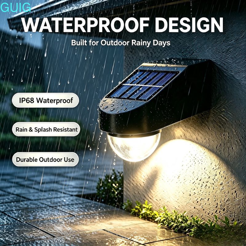 5 LED Solar Wall Light Outdoor - Outdoor Power Brush recension och pris