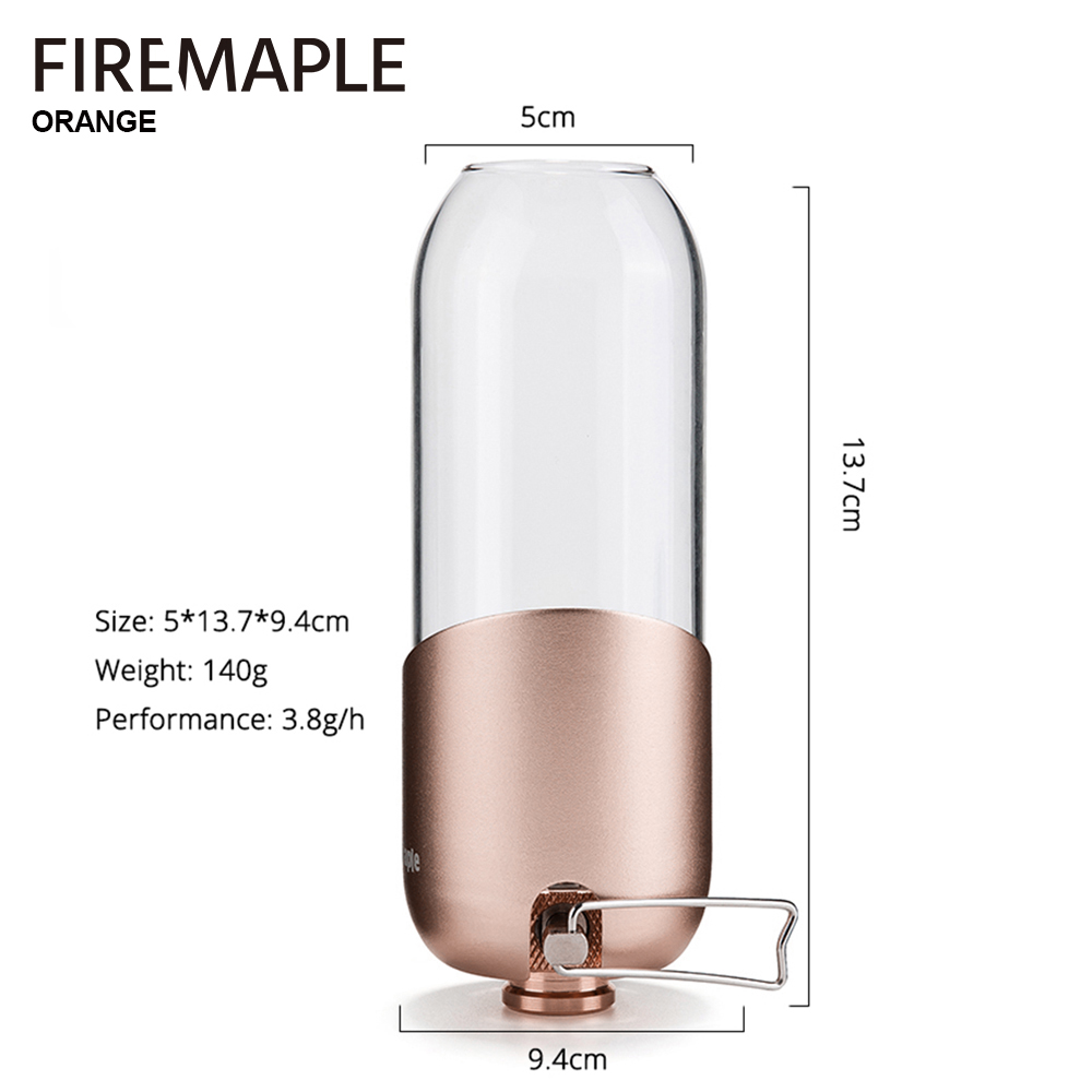 Fire Maple Orange Gas Lantern  - Outdoor Power Burner recension och pris