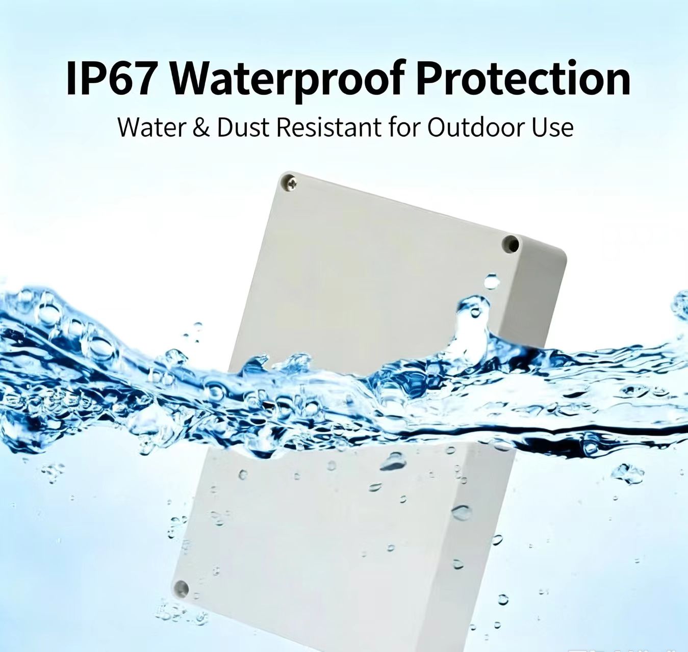 F‑Type New ABS IP67 Waterproof - Outdoor Power Supply Box recension och pris