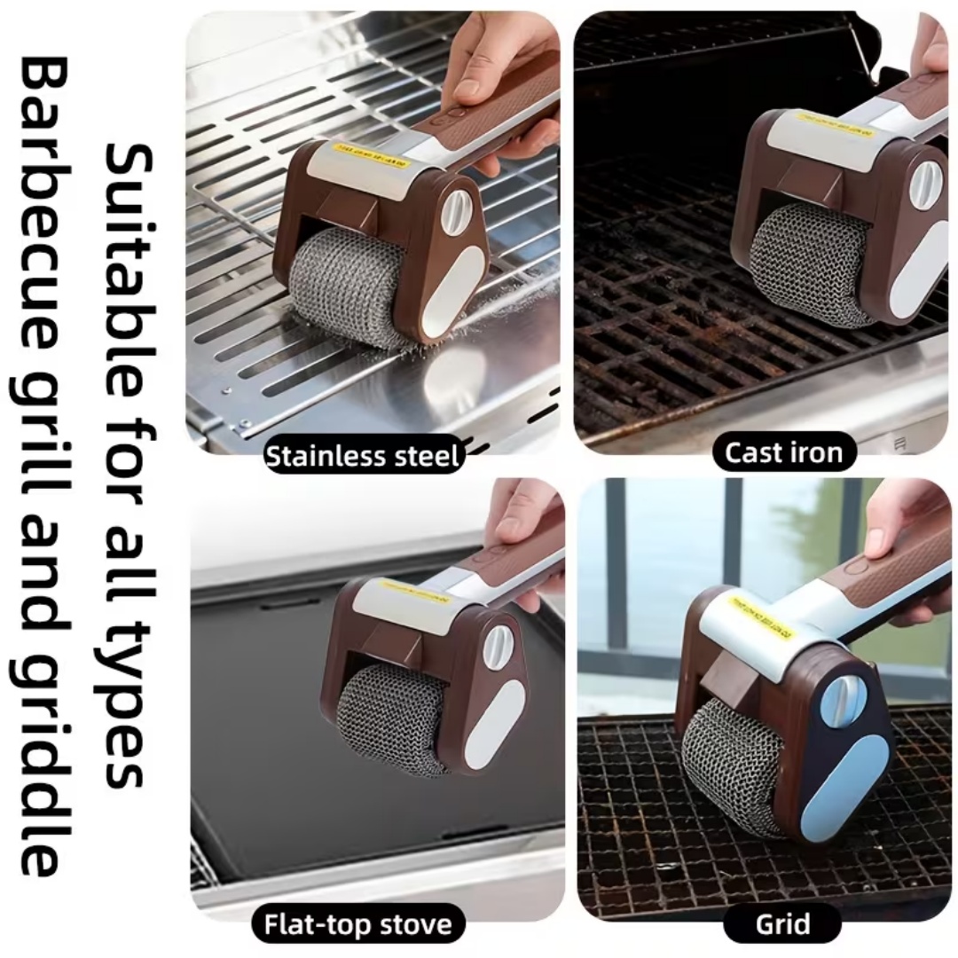 Electric Grill Cleaning Cordle - Outdoor Power Brush recension och pris