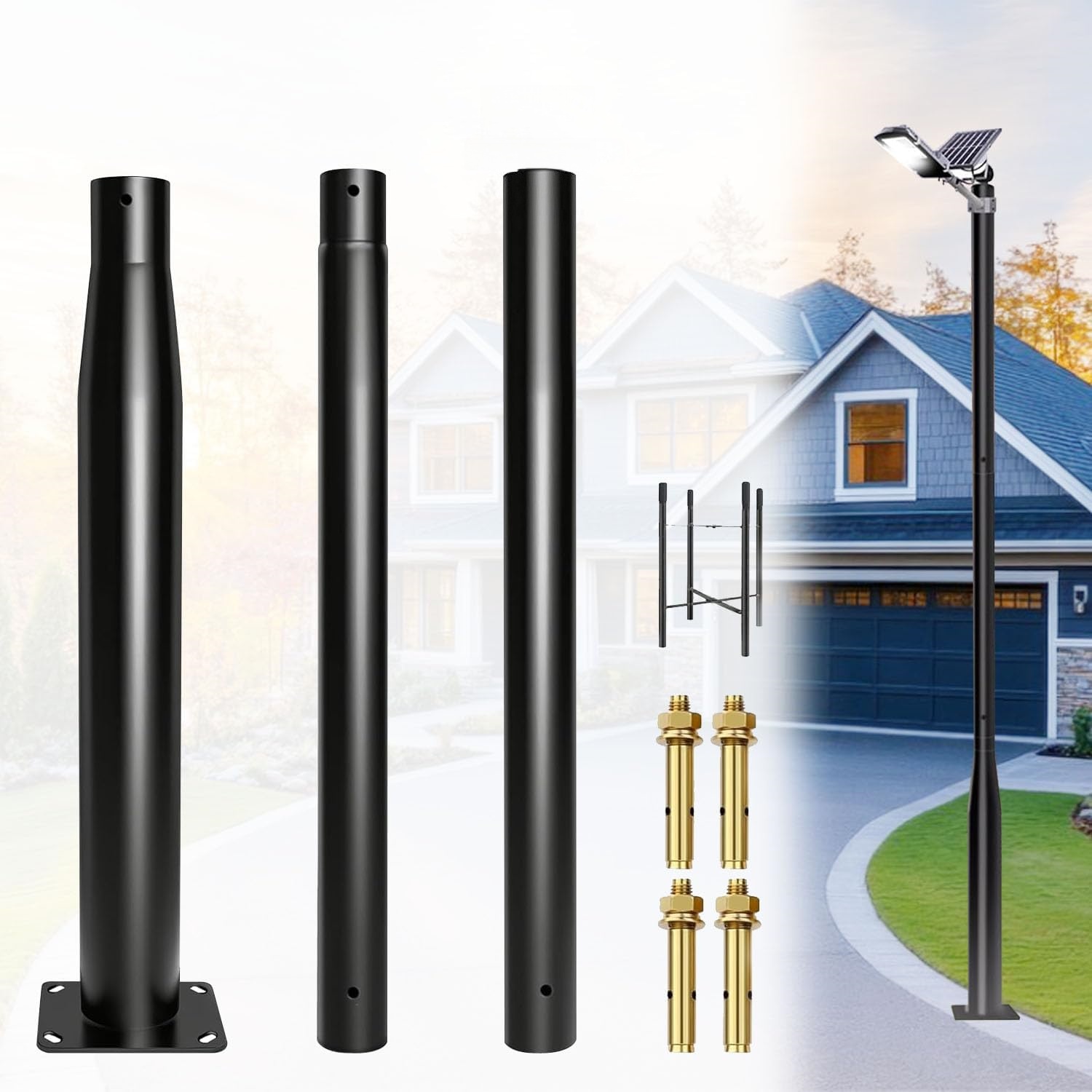  Universal Light Pole Set for  - Outdoor Power Post recension och pris