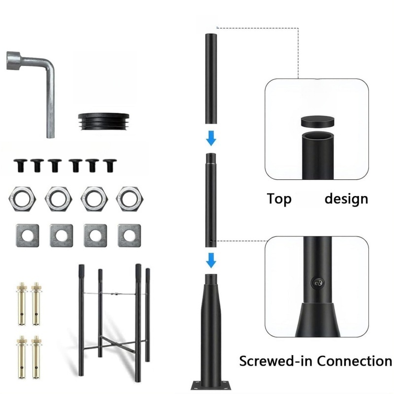 Universal Light Pole Set for  - Outdoor Power Post recension och pris