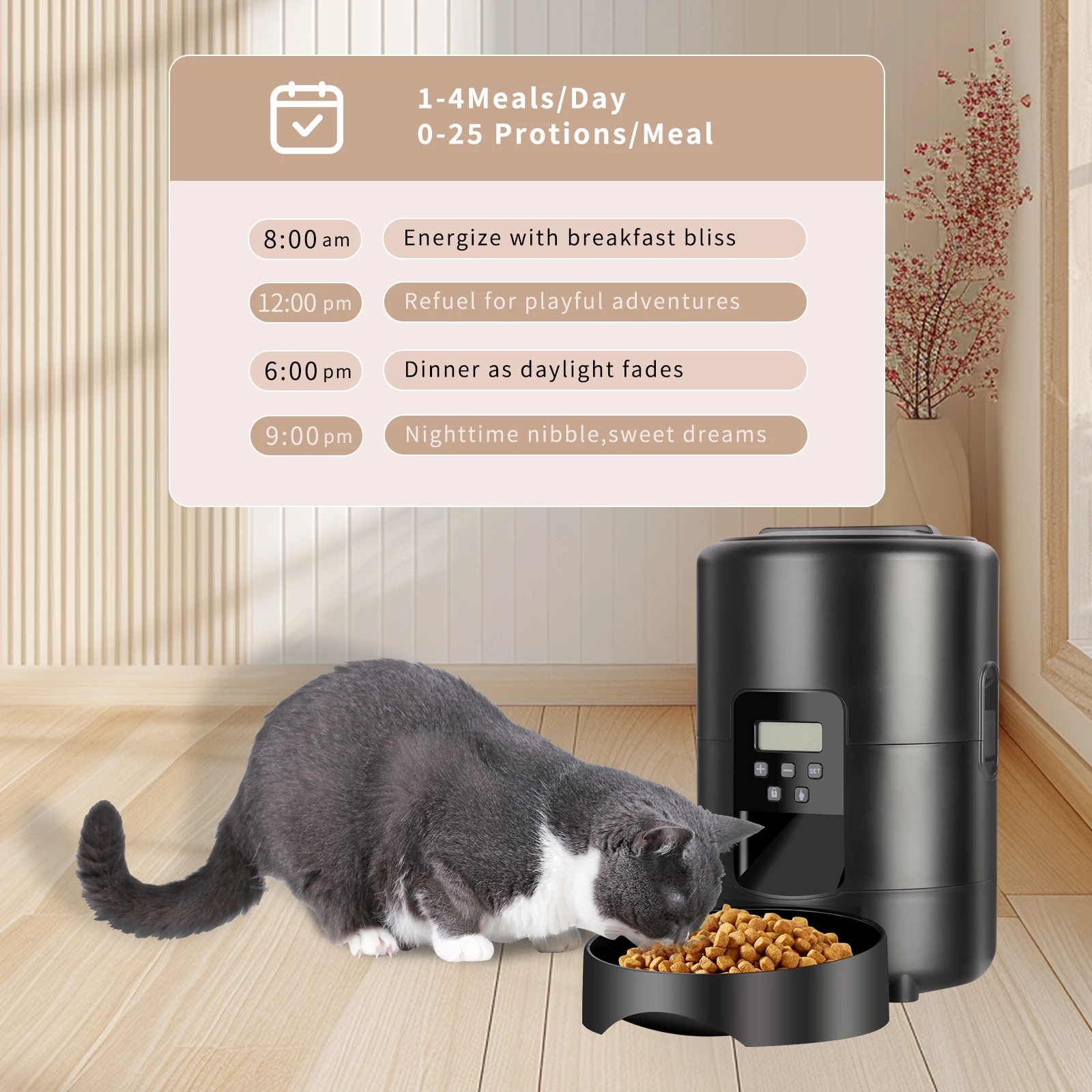 2L APP Control Automatic Pet F - Outdoor Usb Power Adapter recension och pris