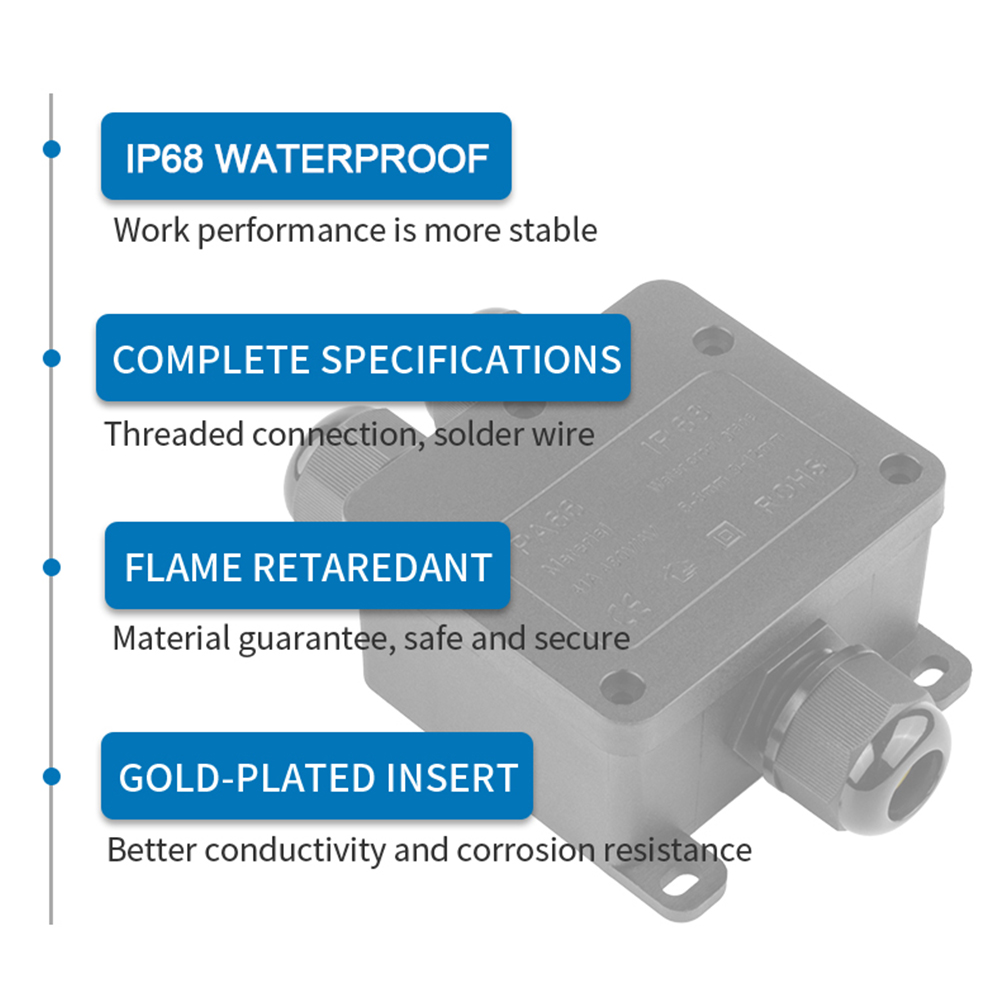 IP68 Outdoor Waterproof Juncti - Outdoor Power Supply Box recension och pris