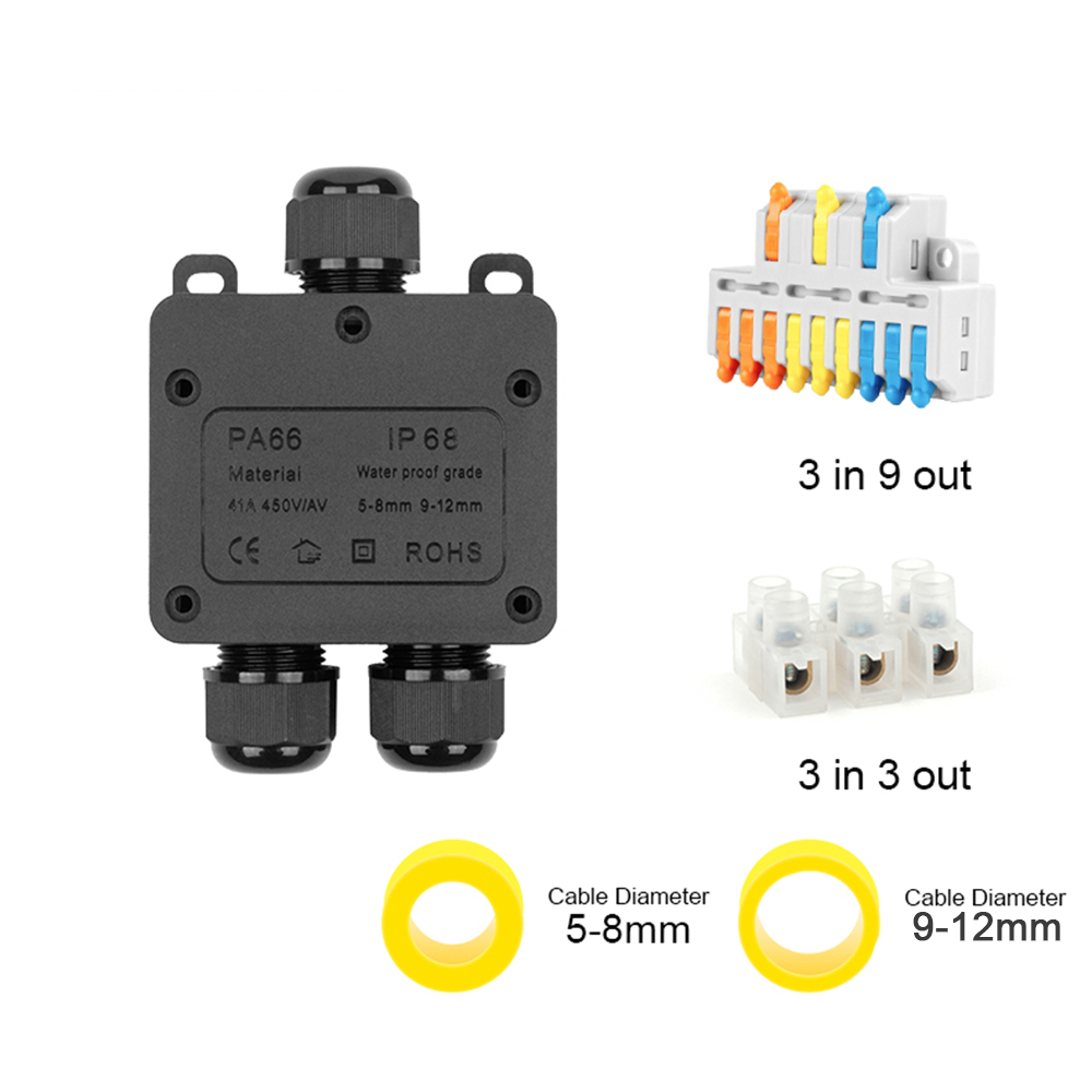 IP68 Outdoor Waterproof Juncti - Outdoor Power Supply Box recension och pris
