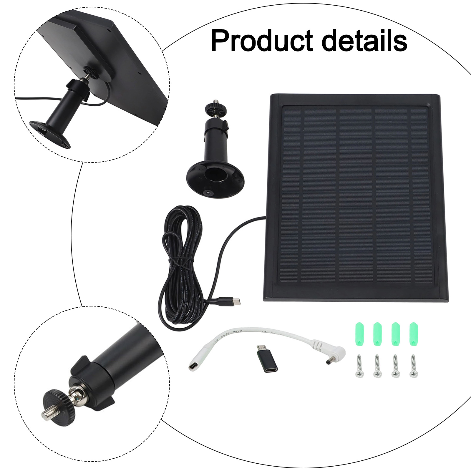 For Ring Devices Solar Charger - Outdoor Usb Power Adapter recension och pris