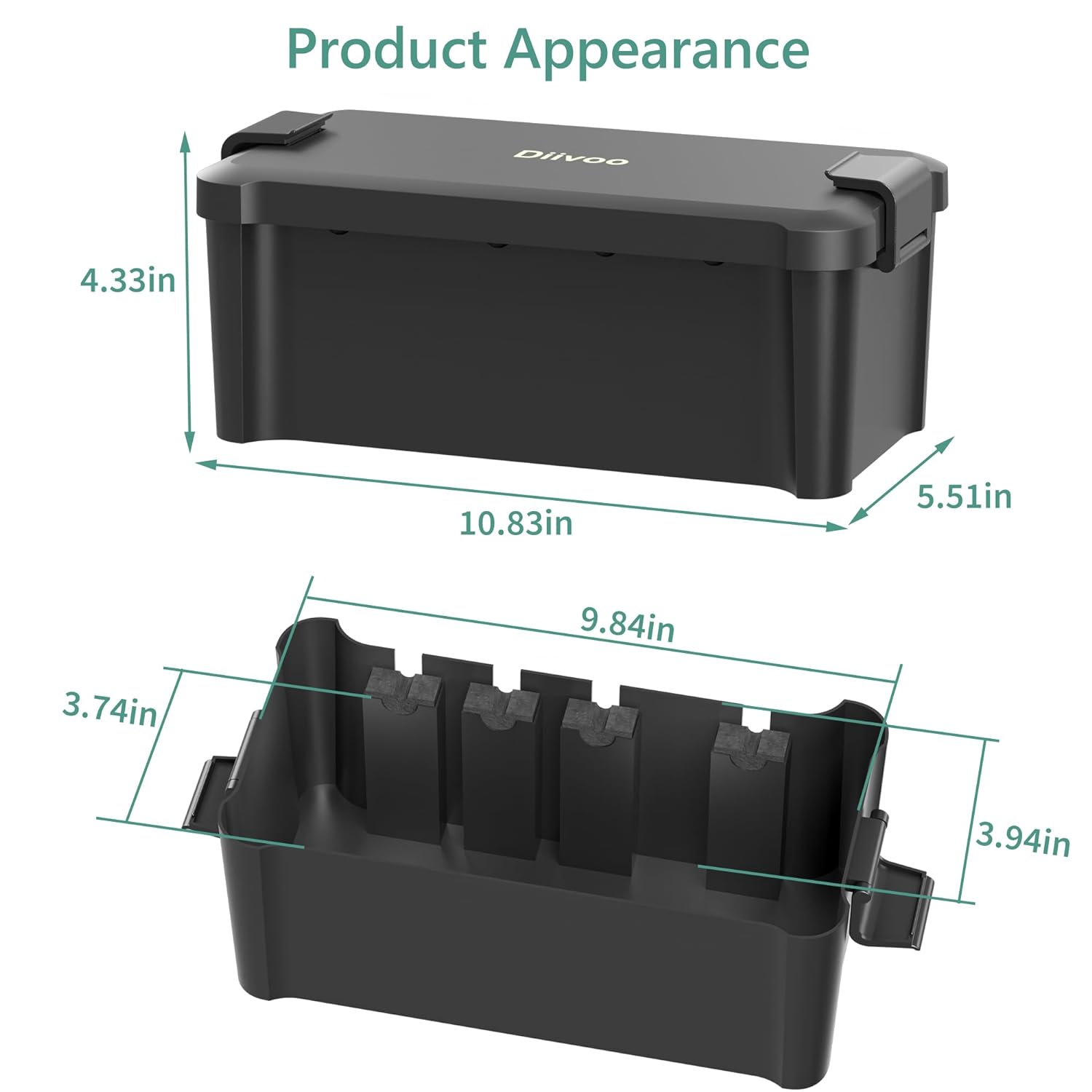 Diivoo Outdoor Waterproof Elec - Outdoor Power Supply Box recension och pris