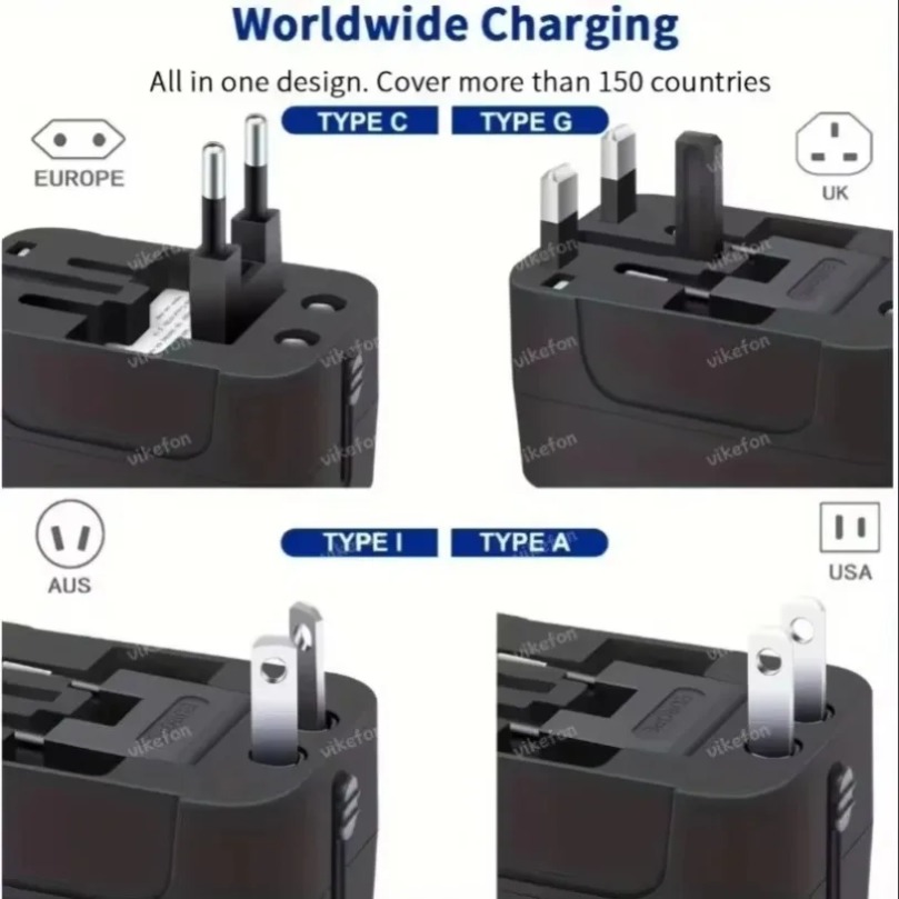 Foldable Universal Travel Powe - Outdoor Usb Power Adapter recension och pris