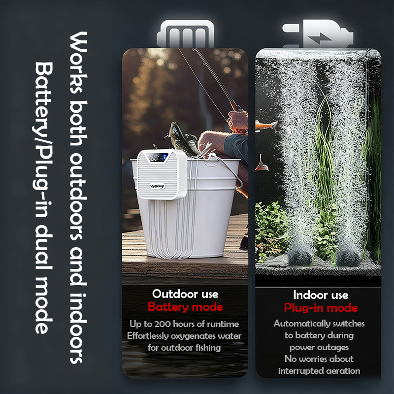 3W Aquarium Oxygen Pump Fishin - Outdoor Usb Power Adapter recension och pris