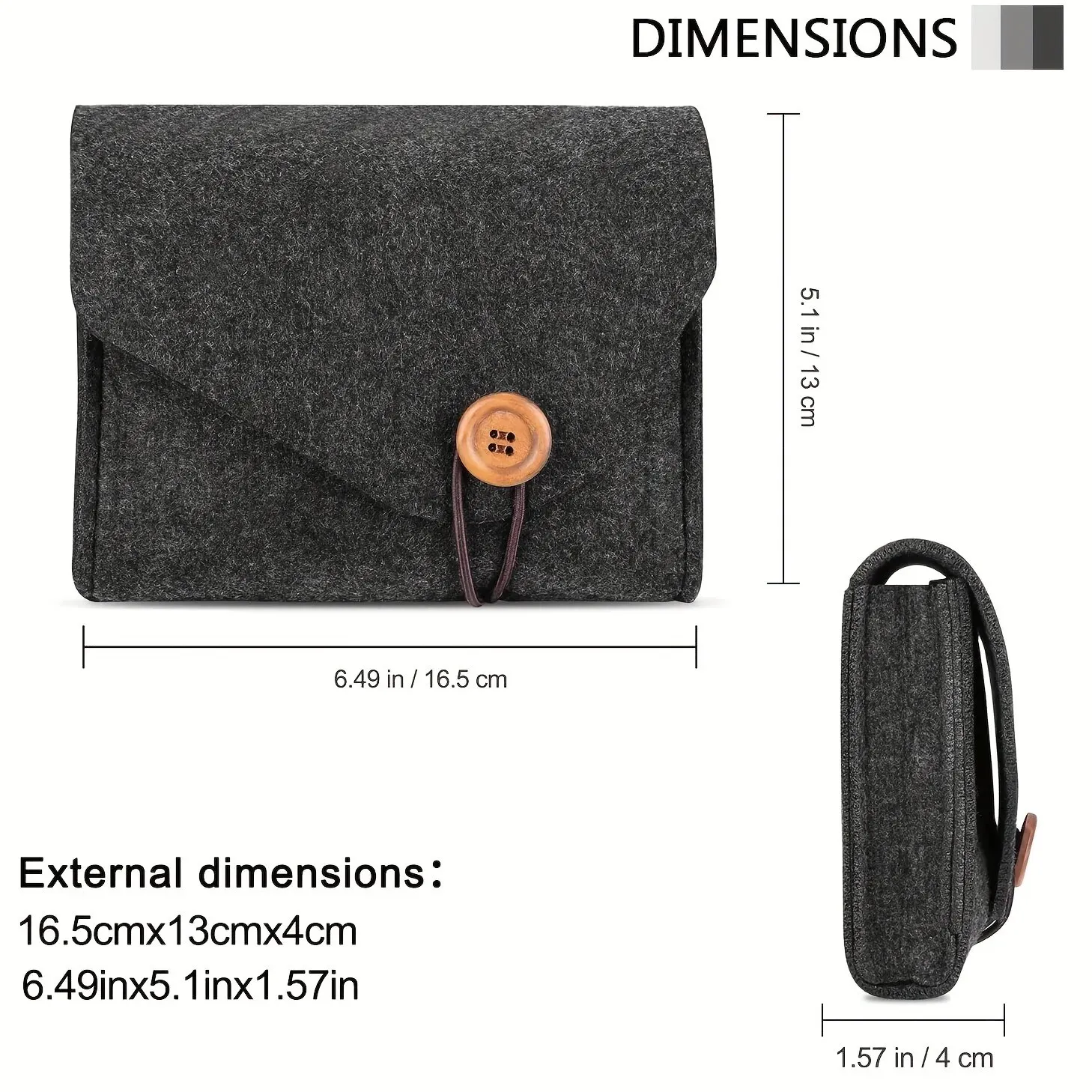 Portable Felt Cable Organizer  - Outdoor Usb Power Adapter recension och pris