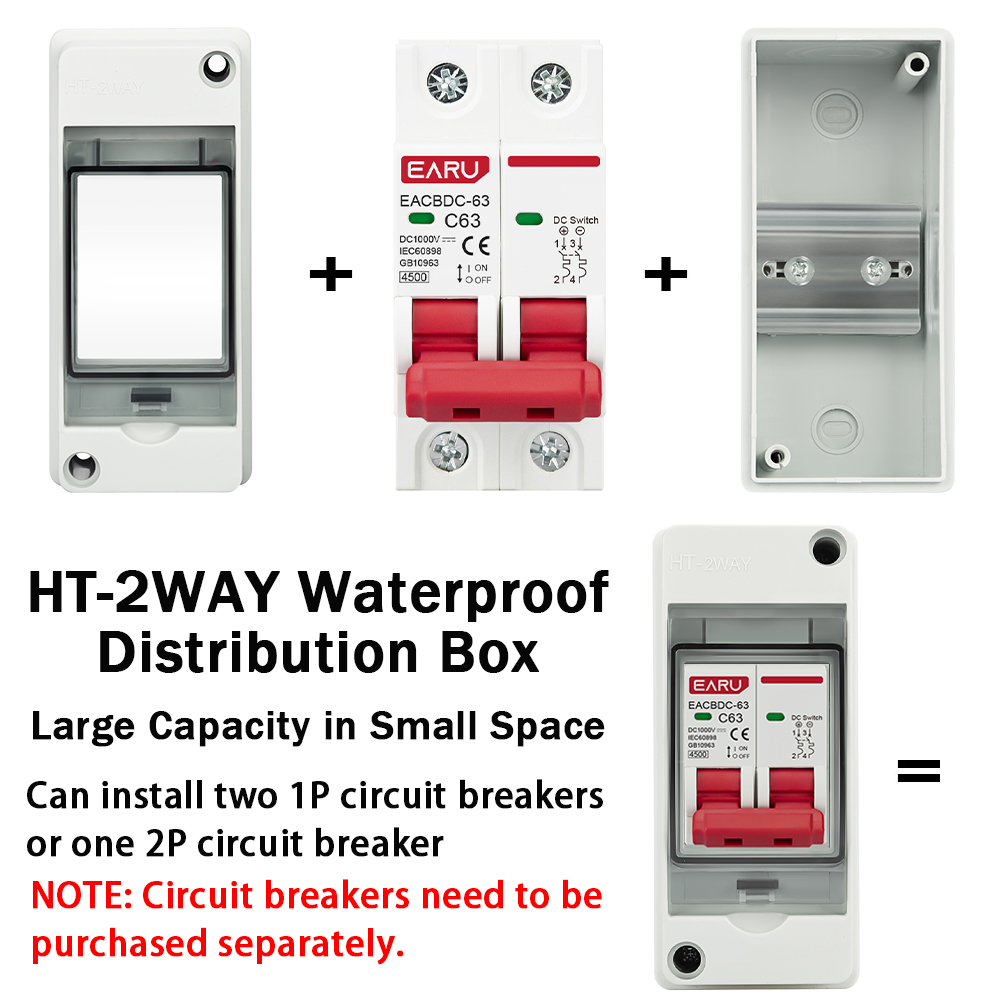 HT-2 IP65 Waterproof Distribut - Outdoor Power Supply Box recension och pris